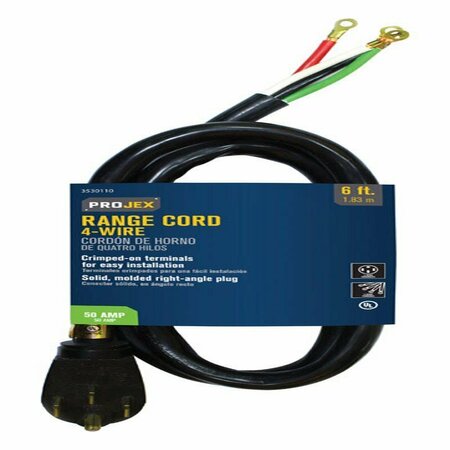 KINTRON Projex Range Cord 6' Black FW-832B